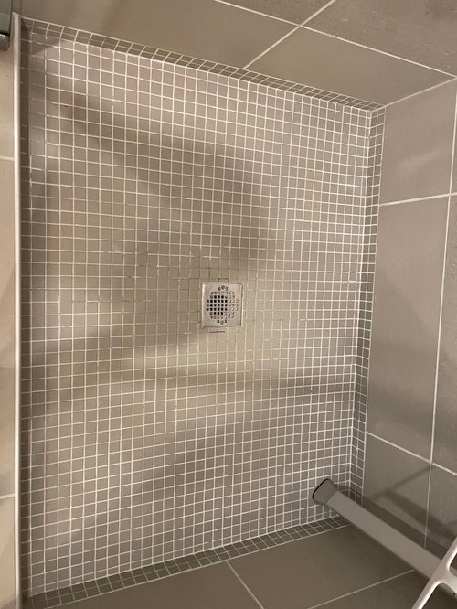 Shower grout degradation options