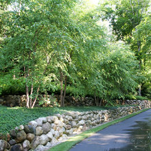 Outside - Stone Wall Ideas