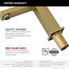 STYLISH Bathroom Faucet Single Handle Brushed Gold Finish, B-112G AVA