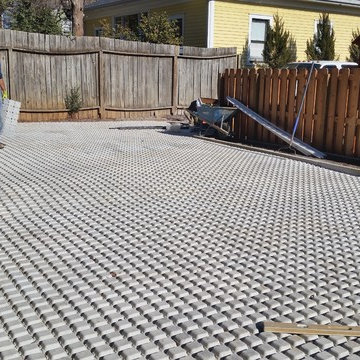 Drivable Grass Permeable Pavers Before & After