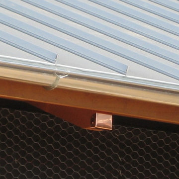 Vertical Panel Metal Roof System-Galvalume