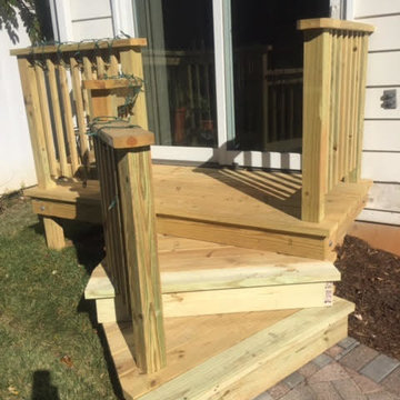 Small Patio Deck & Stairs