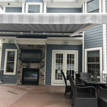 Retractable Awning with Led Lights