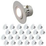Quest Manufacturing - 4" LED Adjustable Rotating Downlight 10W, Soft White 3000k, 24-Pack - Easy Install Into Existing 4" Recessed Metal Can