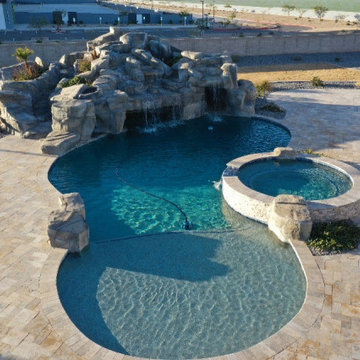 Desert rock pool