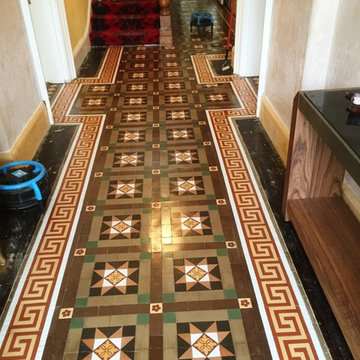 Victorian Hallway Floor Rebuilt and Restored in Leamington Spa