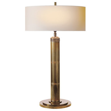 Hand-Rubbed Modern Table Lamp | Andrew Martin Longacre, Gold, Tall