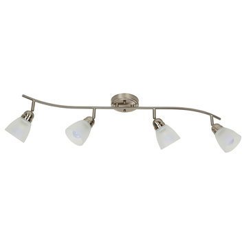 Miseno ML14279 4 Light 36"W Fixed Rail Multi Light Ceiling - Brushed Nickel