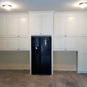 Garage Cabinets with Fridge