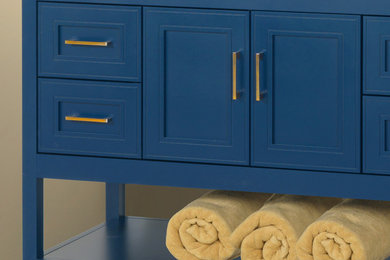 Inspiration for a transitional master bathroom remodel in Seattle
