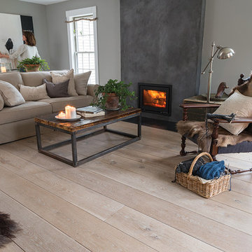 Custom Rustic White Oak Floors