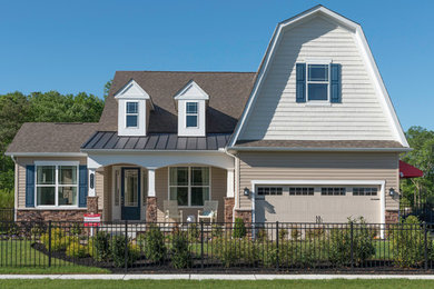 Example of a cottage exterior home design in Other