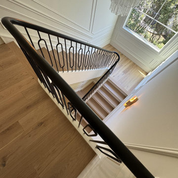 Project #134 | Straight Staircase with Elliptical Stringer