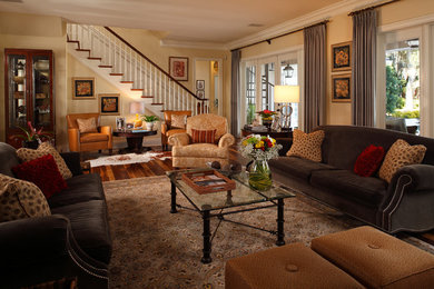 Inspiration for a timeless family room remodel in Orlando