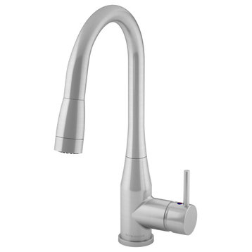 Sereno Single-Handle Pull-Down Sprayer Kitchen Faucet (1.5 GPM), Stainless Steel