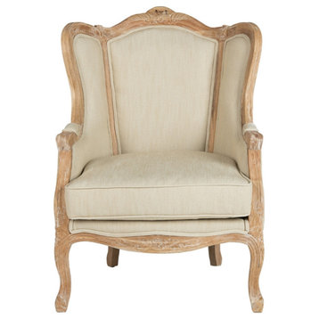 Albion Linen Wing Chair
