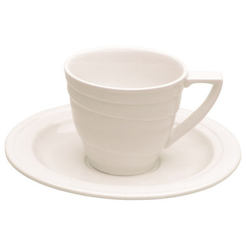 Elan Tea Cup and Saucer 9 Ounce