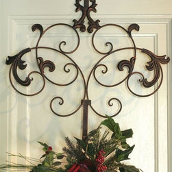 Spencerian Wreath Hanger - Outdoor Decor