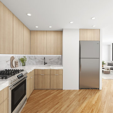 Virtual Staging Examples - Kitchen + Bathroom Renovations
