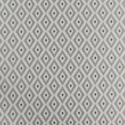 Laverne Graphite Roman blinds and curtains fabric - Roman Shades