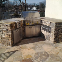 stone for grill area