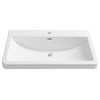 Milano Integrated Sink/Countertop, White, 32"