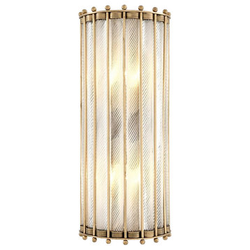 Luxury Glass Wall Lamp, Splendour Style, Warm Light