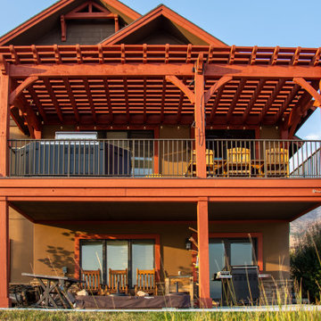 Pergola Installed on Pre-Established Deck Posts