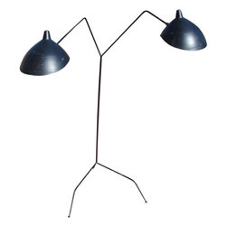 Rare Serge Mouille Two Arm Floorlamp - Floor Lamps