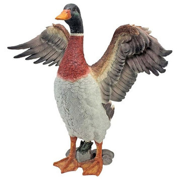 Proud Mallard Duck Statue