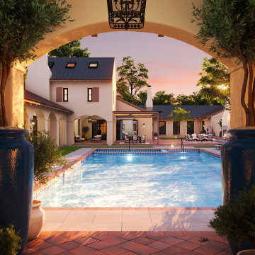 Mediterranean Pool Rendering