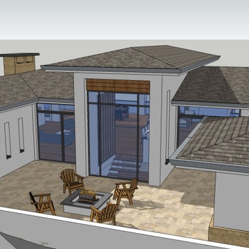 Zero Net Energy (ZNE) New Prefabricated Prairie- Modern home