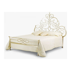 Scroll Beds, gold - Platform Beds