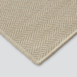 Truman Wool Flatweave Rug, Ivory - Area Rugs