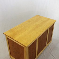 Birseye Maple and Figured Cherry Blanket Chest - Accent Chests And Cabinets