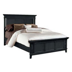 American Drew 181-312_R Sterling Pointe Panel Bed 4/6-Black - Panel Beds