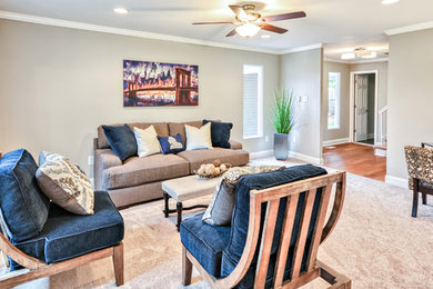 Example of a living room design in DC Metro