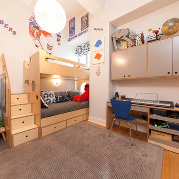 Liam's Room: Maximize Storage in an Unusual Floor Plan