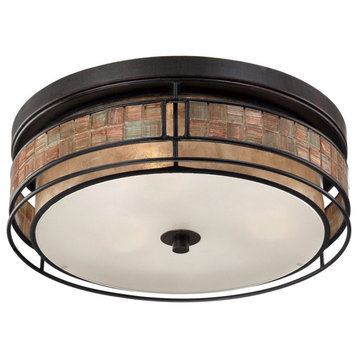 3 Light Outdoor Flush Mount - Outdoor Ceiling and Hanging - 71-BEL-1016173