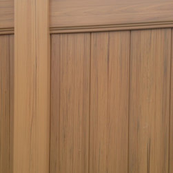 Wood Grain PVC Fence - Home Fencing And Gates