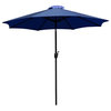 9' Round Umbrella With Crank & Tilt Function, Navy