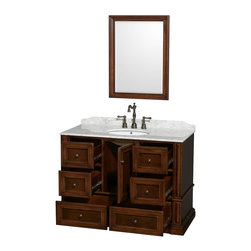 Antique Bathroom Vanities in Cherry Finish - Bathroom Vanities And Sink Consoles