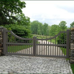 Cellular Vinyl Picket Entrance Gate - Outdoor Products