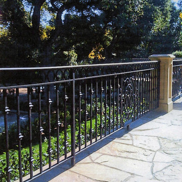 Iron railing