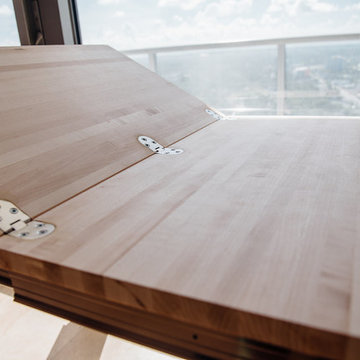 Contemporary Kitchen Update With an Extension Table