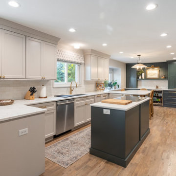 Elegant Two-Tone Kitchen Transformation – Denver, CO