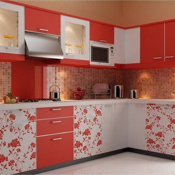 UV Printing on Glass Backsplash