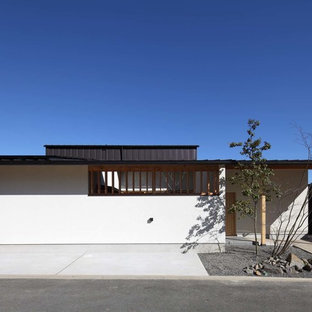 京都の和風のおしゃれな家の外観の写真