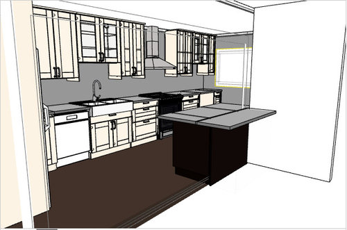 Should I put cabinets or shelves about my kitchen sink ...