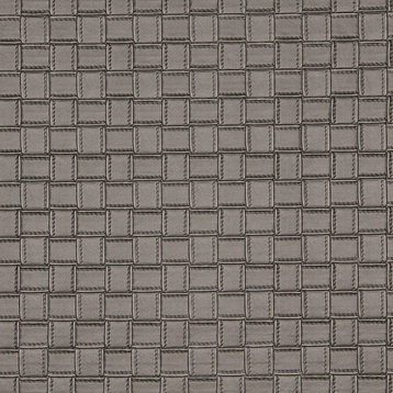 Basket Woven Look Upholstery Faux Leather By The Yard